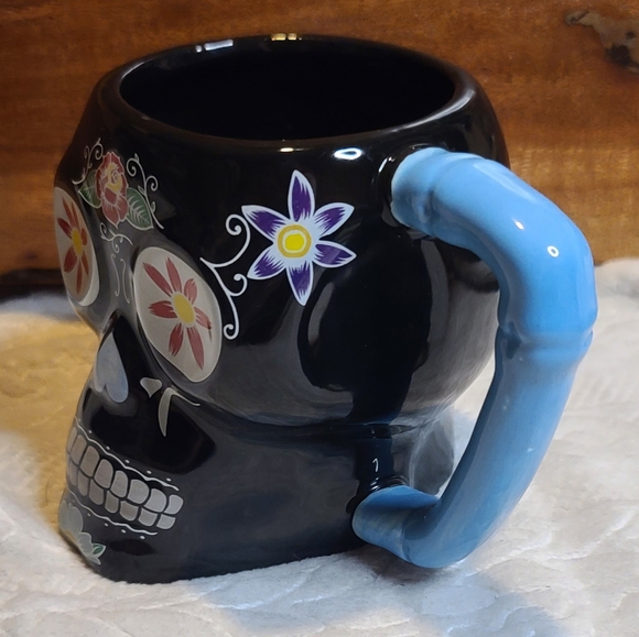 Day Of The Dead Sugar Skull Coffee Mug - Picture 5 of 6